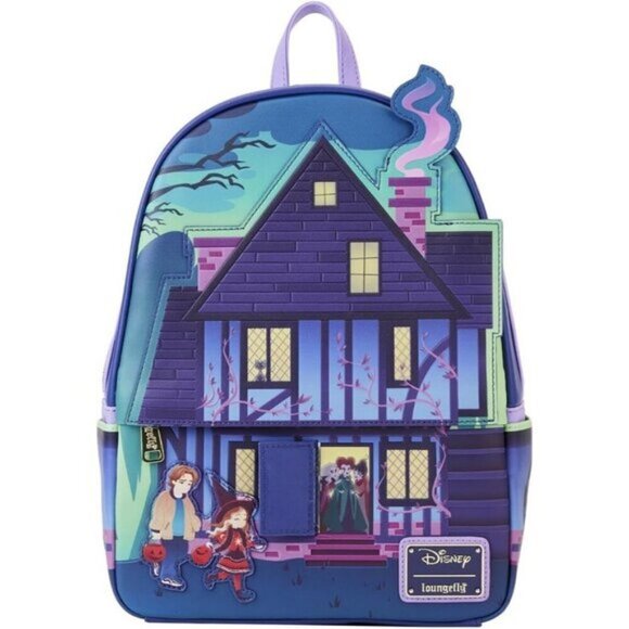 ⚡Loungefly Disney Hocus Pocus Sanderson Sisters House Mini Backpack main image 8